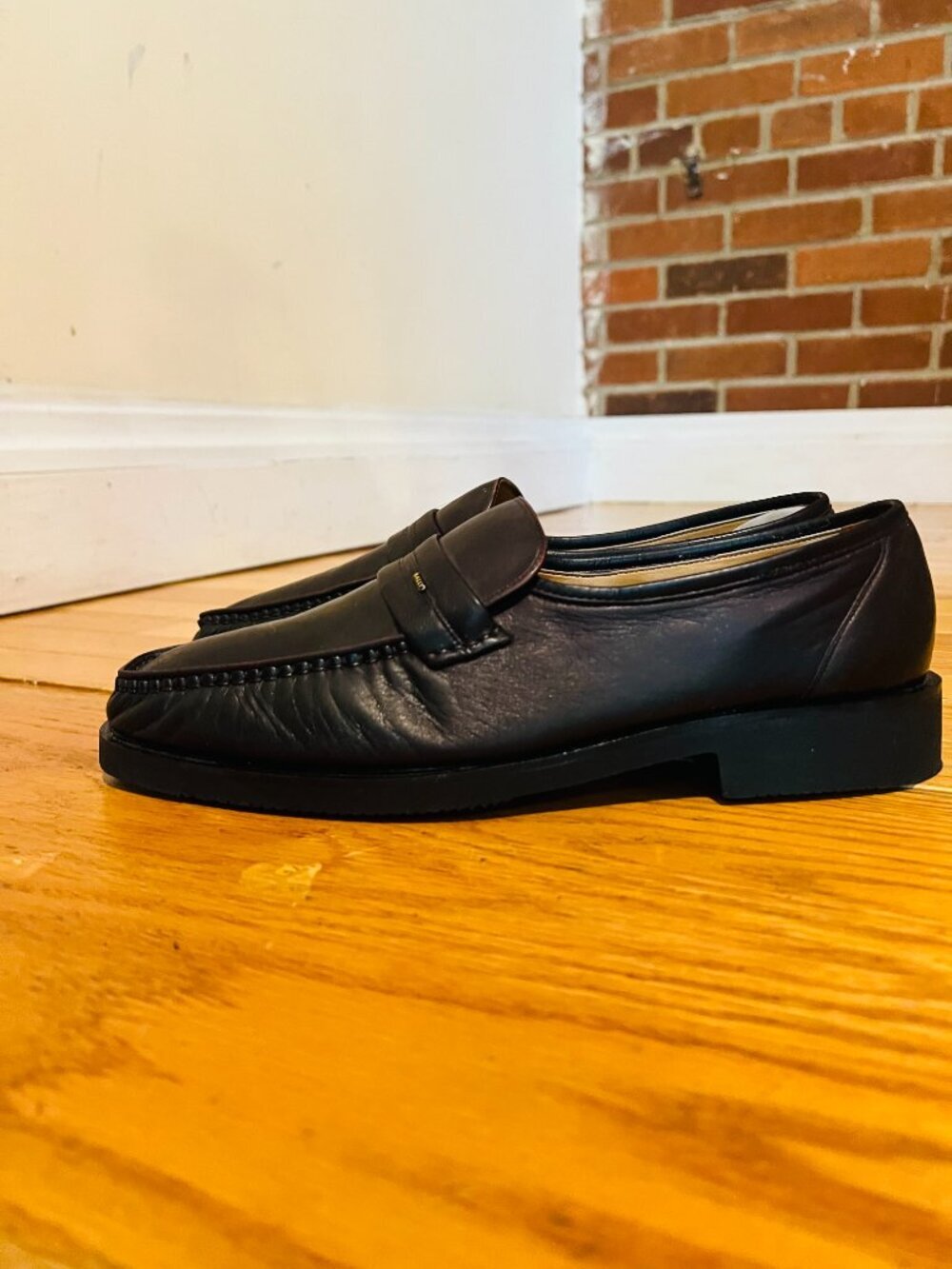 Vintrage Bally Switzerland Slip On Tassel Loafers Drivers Shoes Size 9.5 EEE - Picture 7 of 16